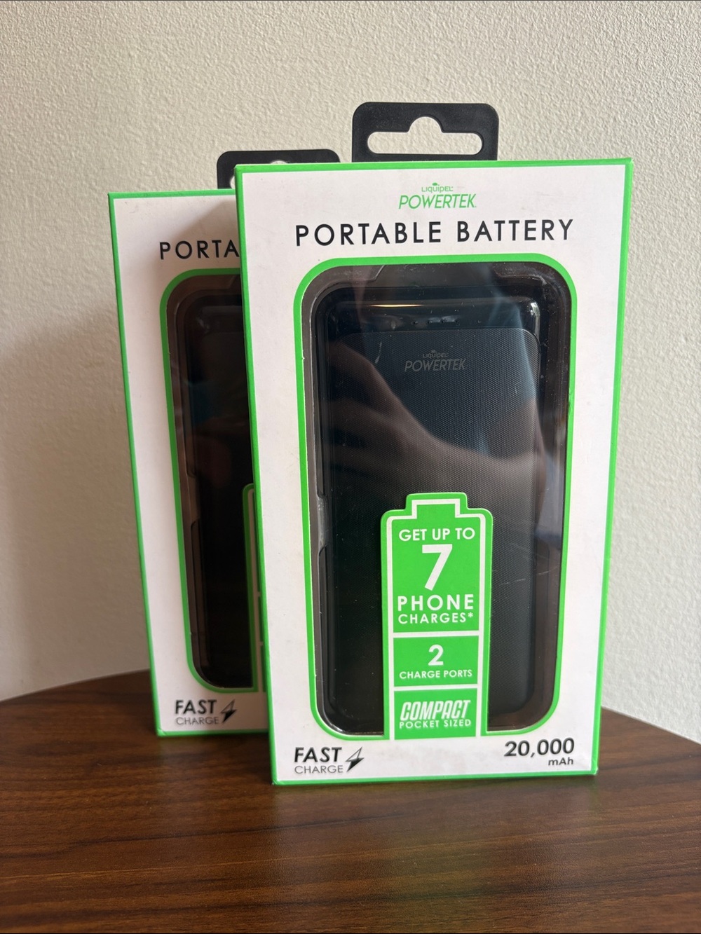 20,000mAh Portable Battery Pack - Black